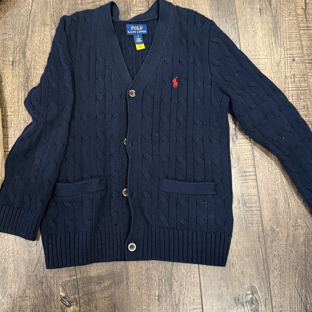 Polo by Ralph Lauren Navy Kids Sweater